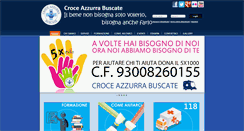 Desktop Screenshot of croceazzurrabuscate.org