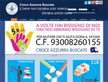 Tablet Screenshot of croceazzurrabuscate.org